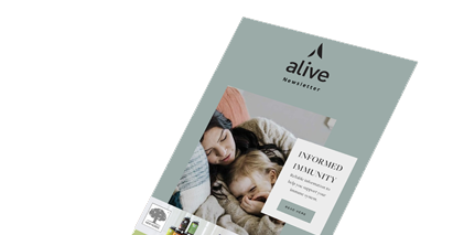 alive Newsletter preview