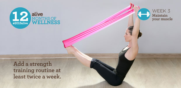 #2013alive: Maintain your Muscle with Strength Training