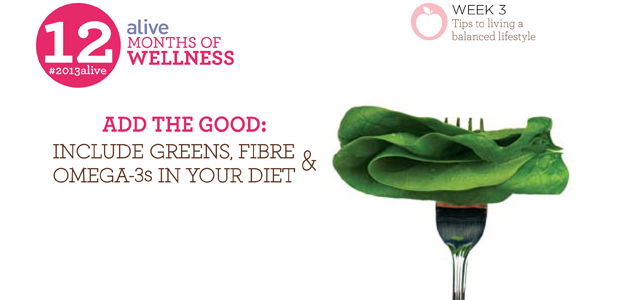 #2013alive: Add the Good  and Get Help from Supplements