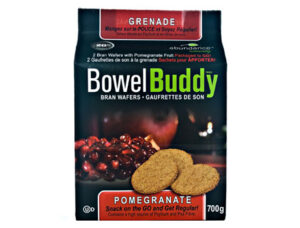 Abundance Bowel Buddy Bran Wafers Pomegranate