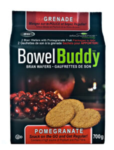 Bowel Buddy Bran Wafers - Pomegranate