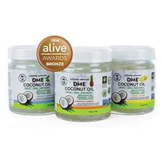 Whiten your teeth with Alpha DME™ Virgin Coconut Oil!