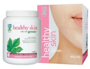 healthy skin with greens+