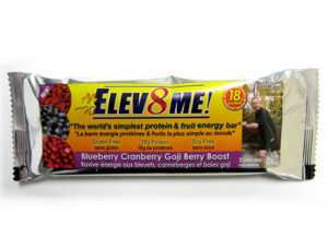 ELEV8 ME! NATURAL PROTEIN/FRUIT BARS: BLUEBERRY CRANBERRY GOJI BERRY BOOST!