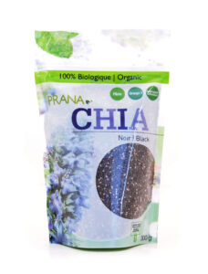 Prana's Organic Whole Black Chia Seeds