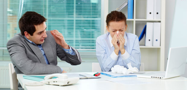 Are You Contagious? Help Your Co-Workers Avoid the Flu