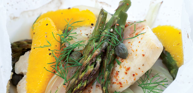 Fish with Fennel and Asparagus