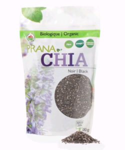Prana Organic Whole Black Chia Seeds