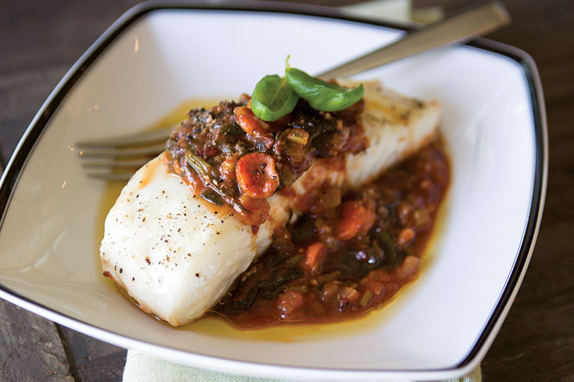 Mediterranean Style Halibut