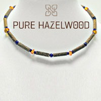 Baltic Amber and Hazelwood Teething Necklace