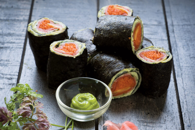 Smoked Salmon Nori Rolls