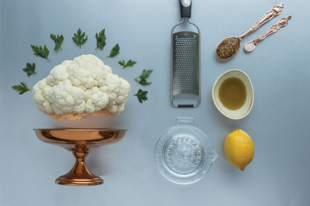Lemony Whole Roasted Cauliflower