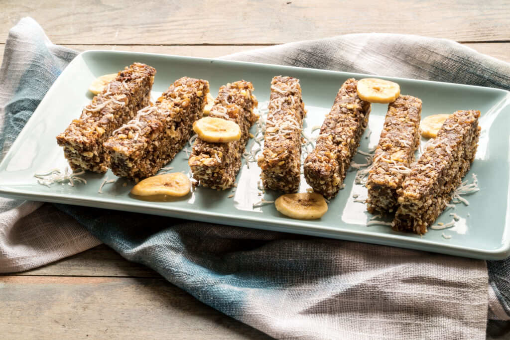 Coconut, Coffee, Banana, and Cacao Nib Power Batons