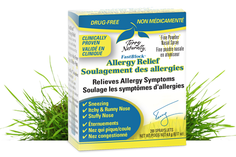 Enter to Win 1 of 3 FastBlock<sup>®</sup> Allergy Relief Products!