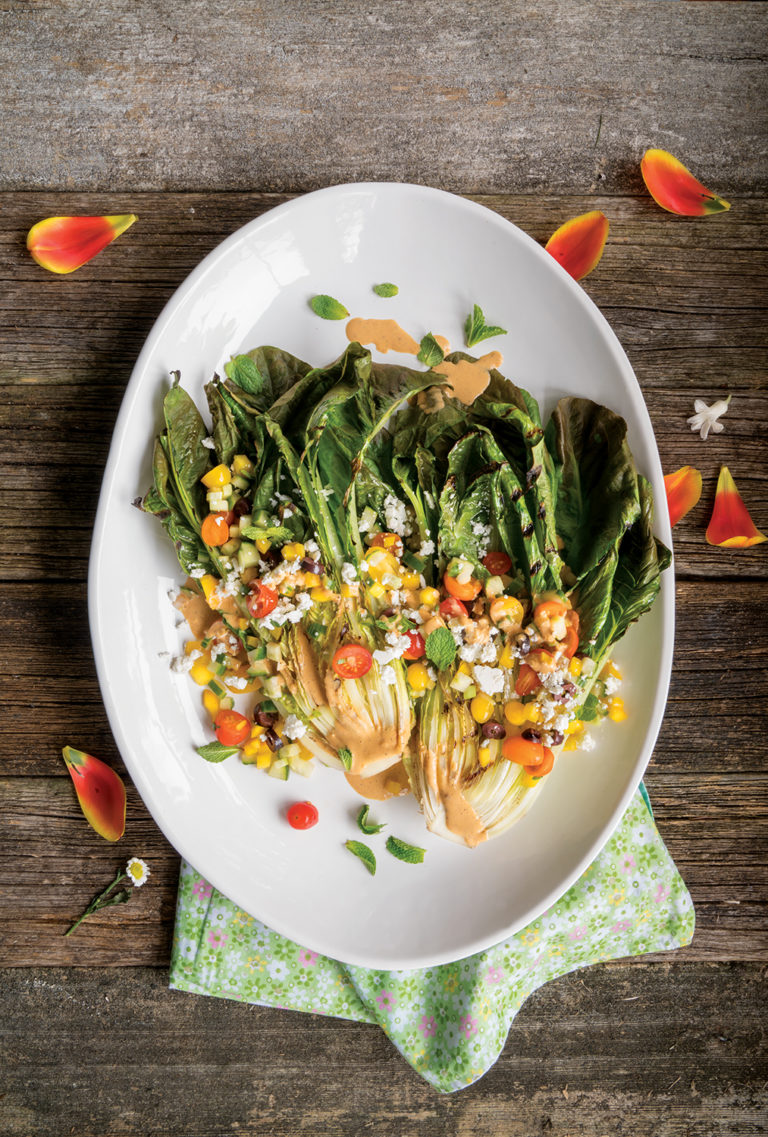 Grilled Greek Romaine Steak