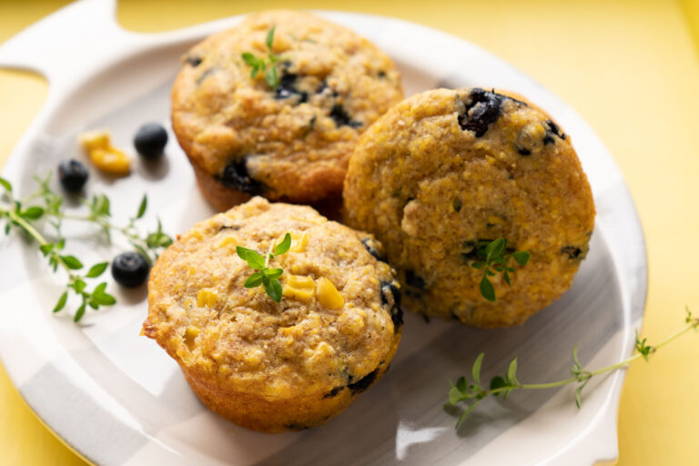 Blueberry Cornbreads