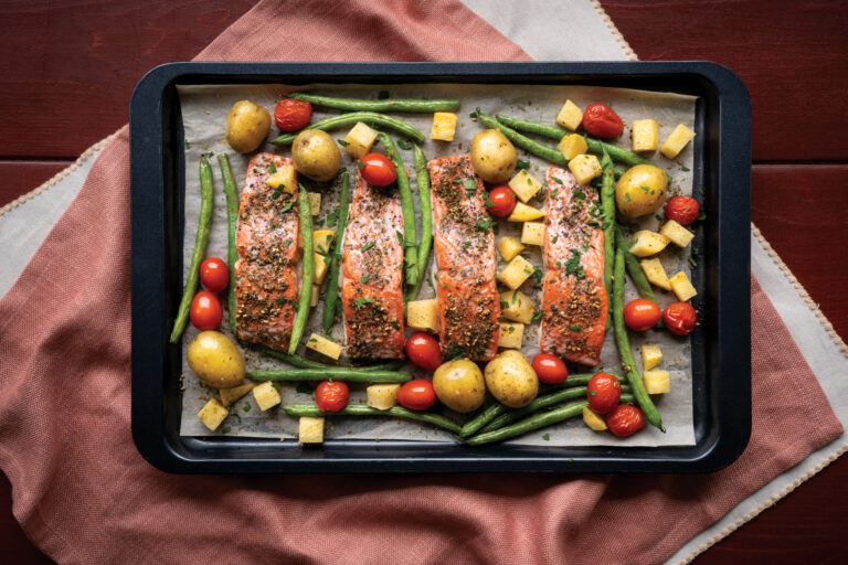 Sheet Pan Za’atar Spiced Salmon