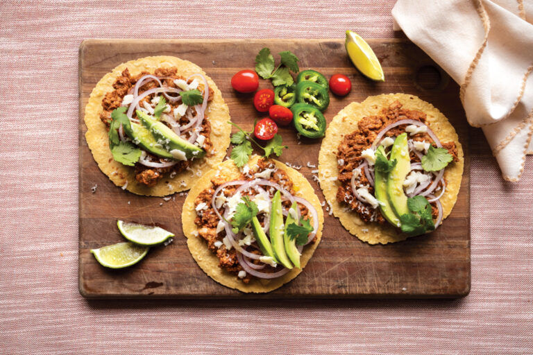 Tempeh Mole Tacos