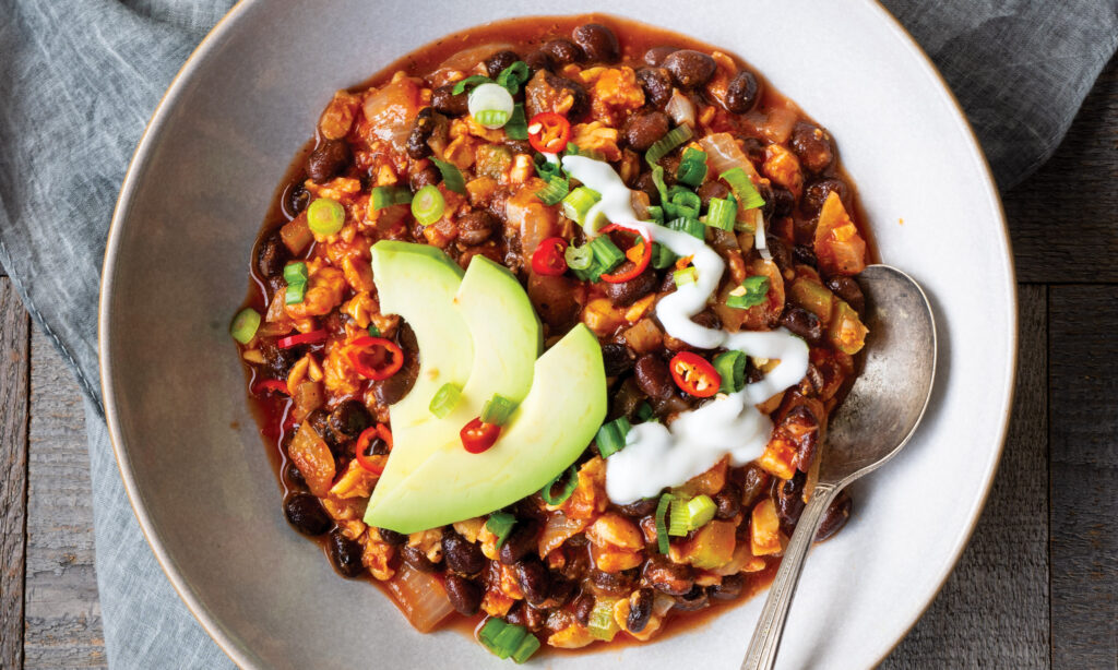 Garam Masala Tempeh Chili