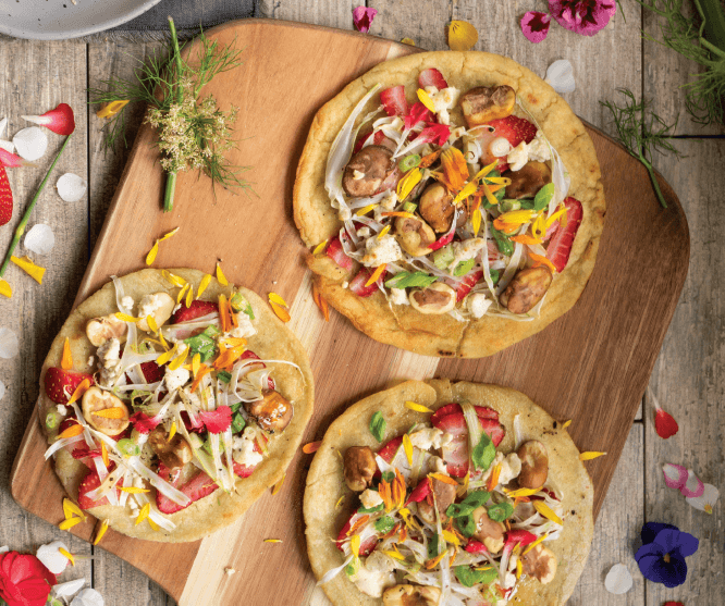 Flowering Flatbread