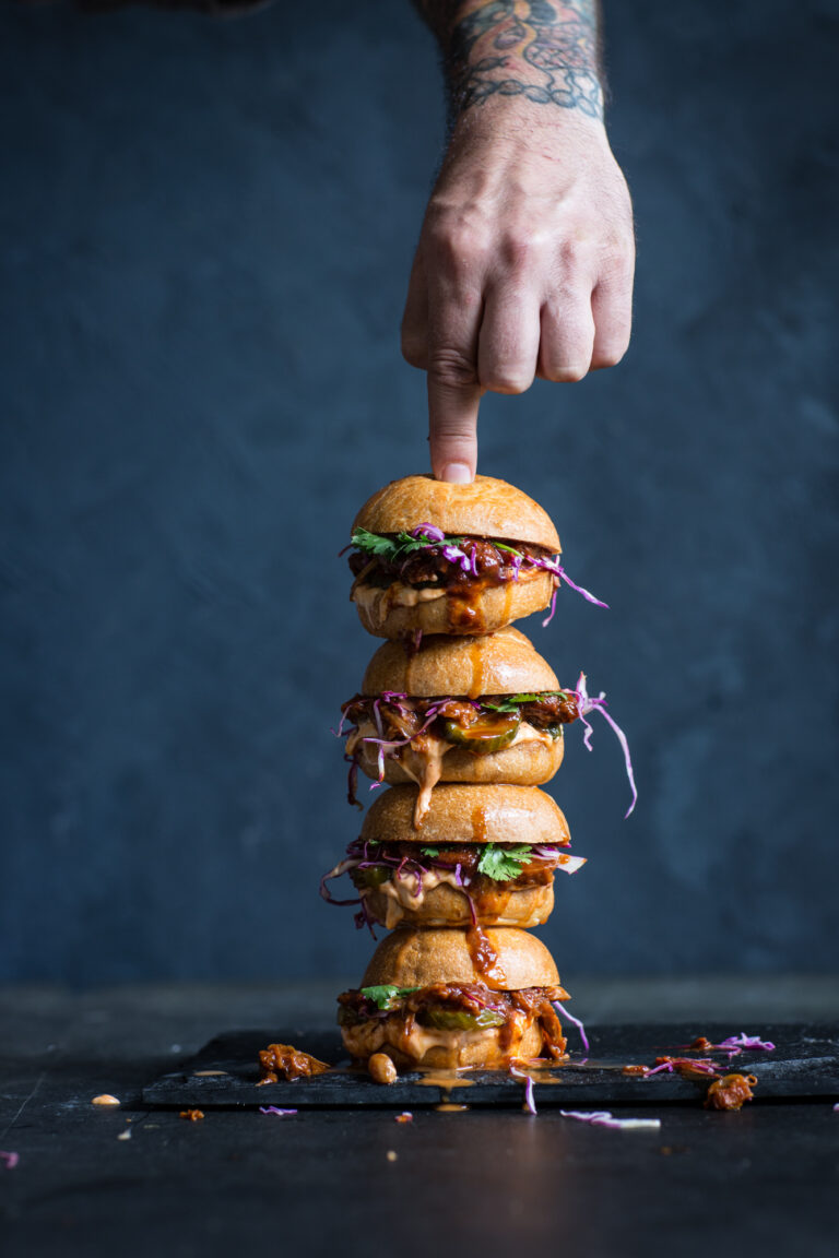 Sloppy BBQ Jackfruit Sliders