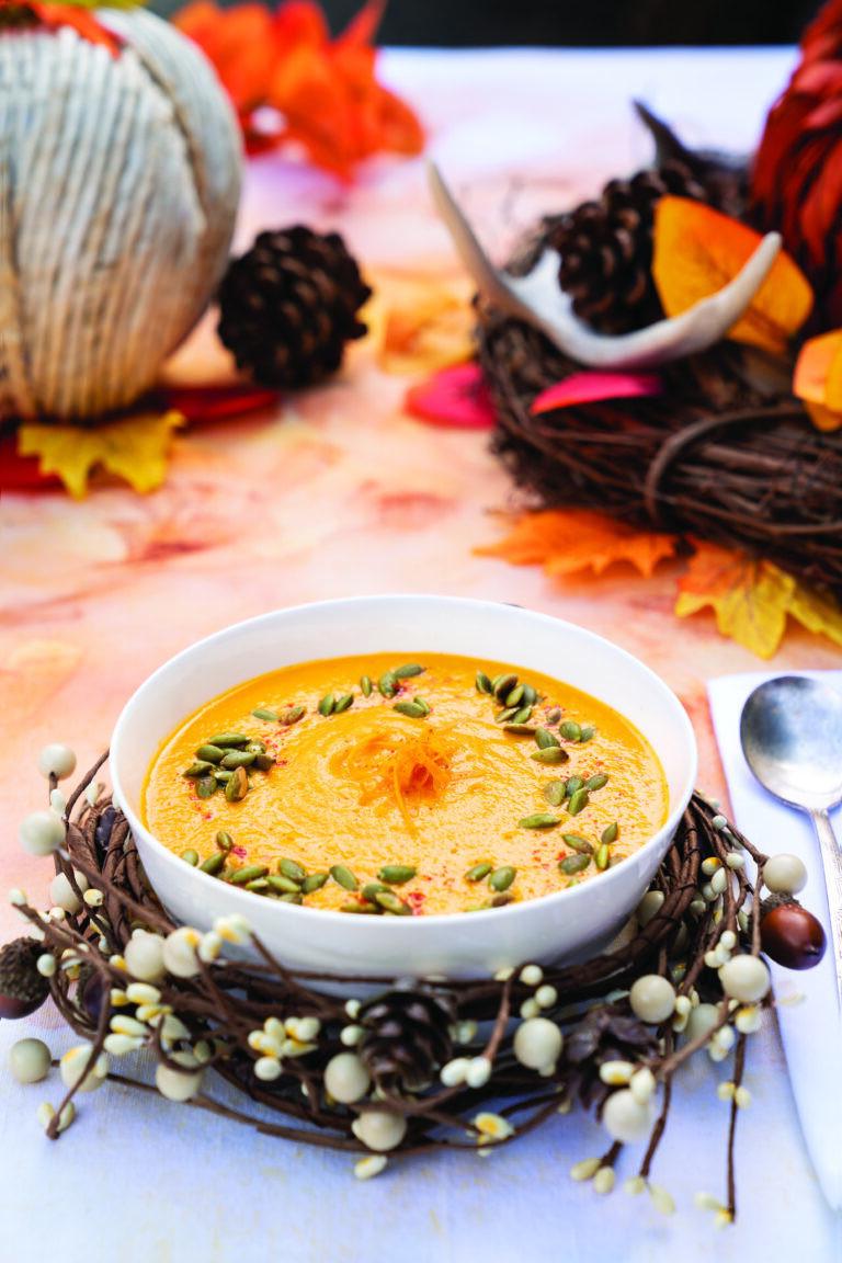 Citrusy Roasted Carrot Soup