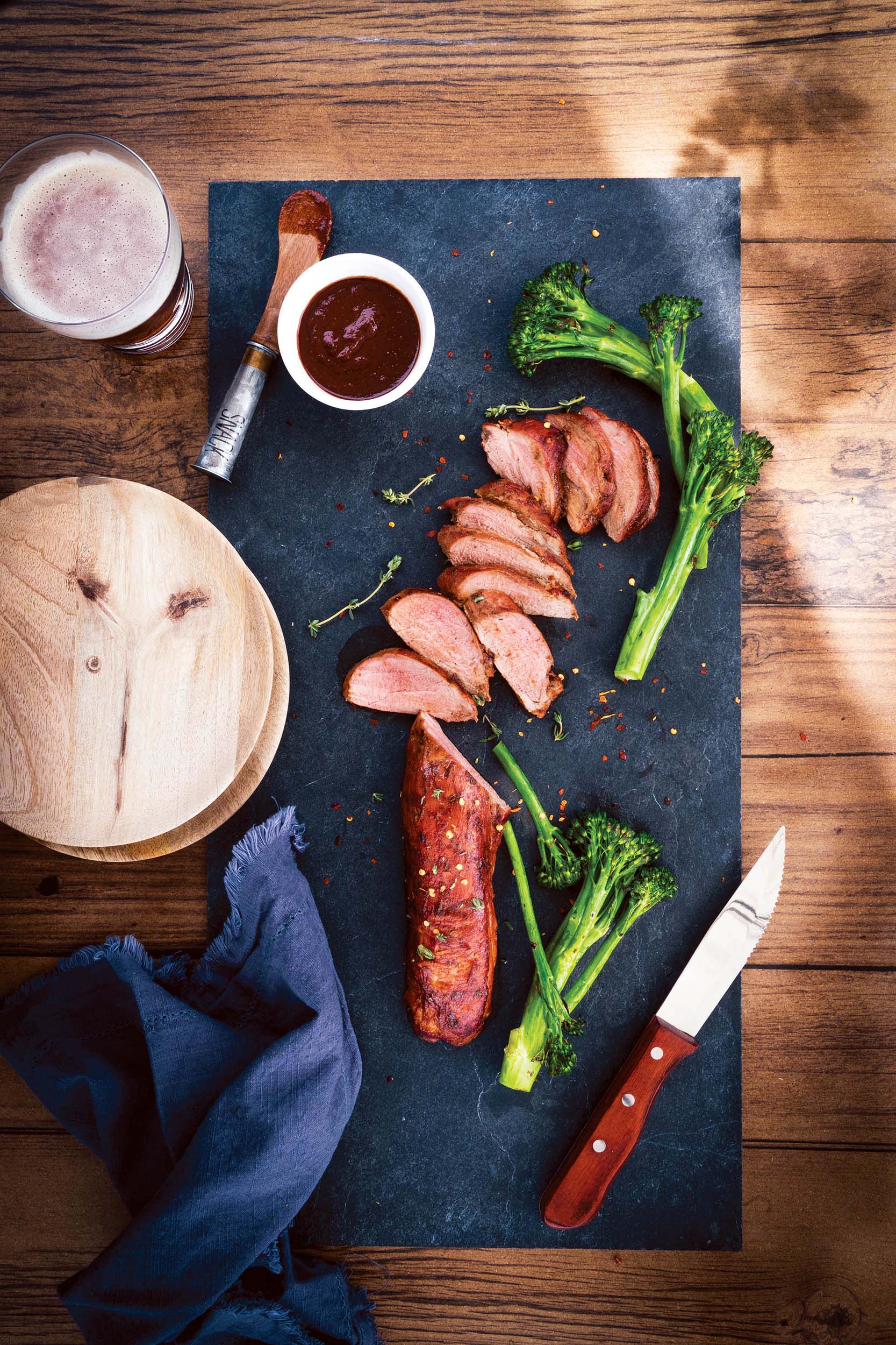 Pork Tenderloin with Espresso BBQ Sauce