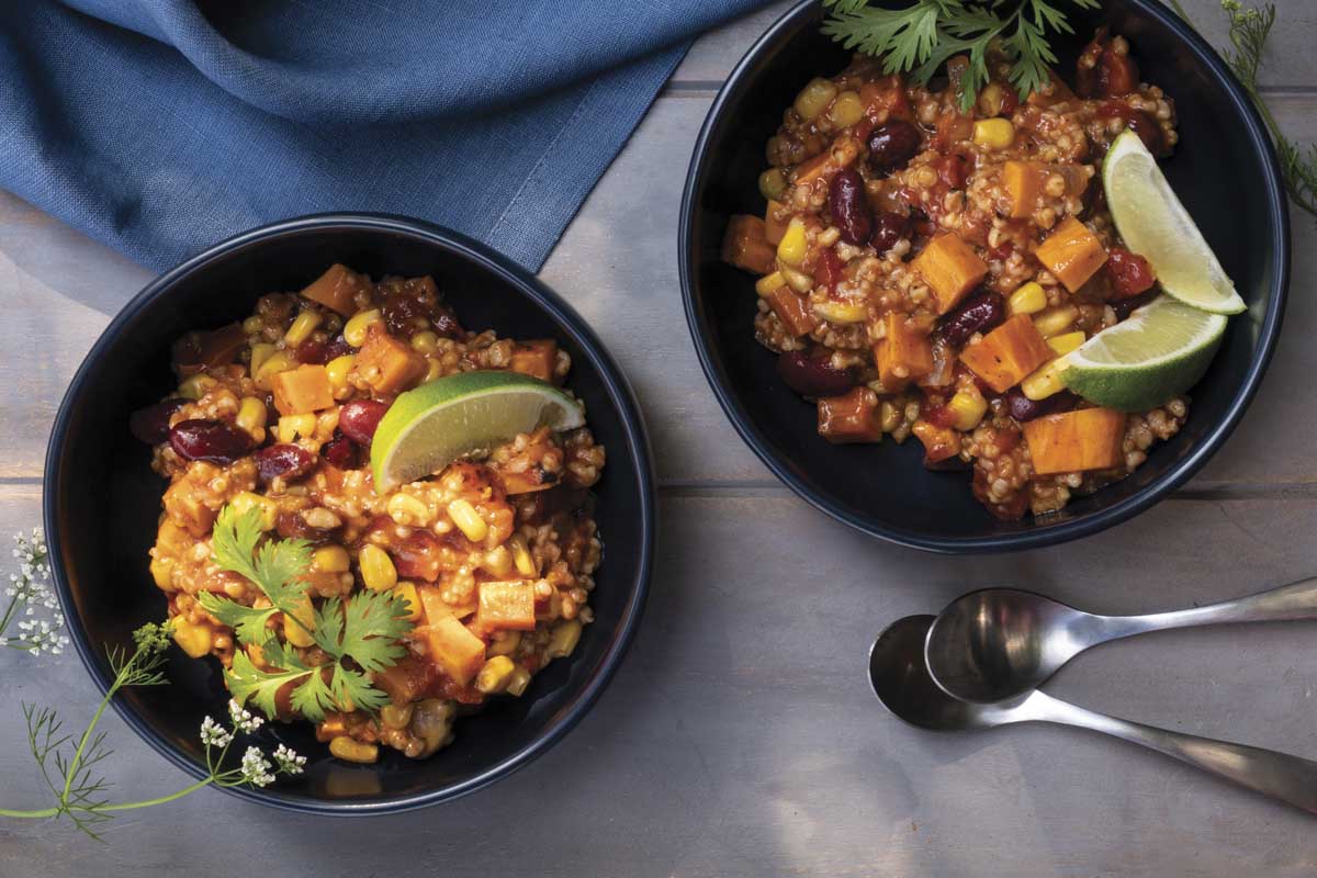 Oat Sweet Potato Chili