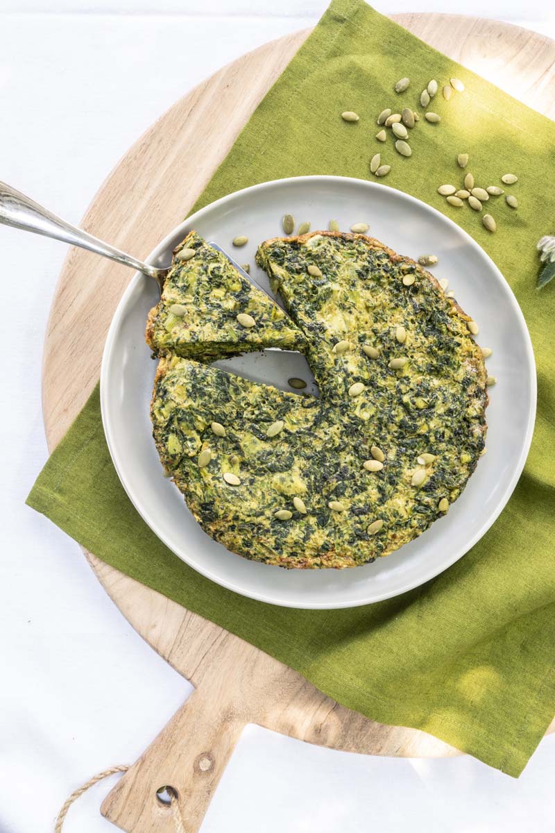 Herb and Greens Frittata