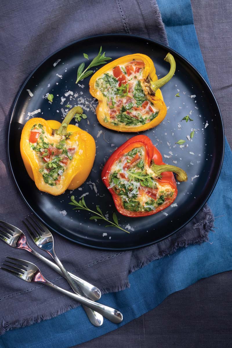 Omelette Stuffed Peppers