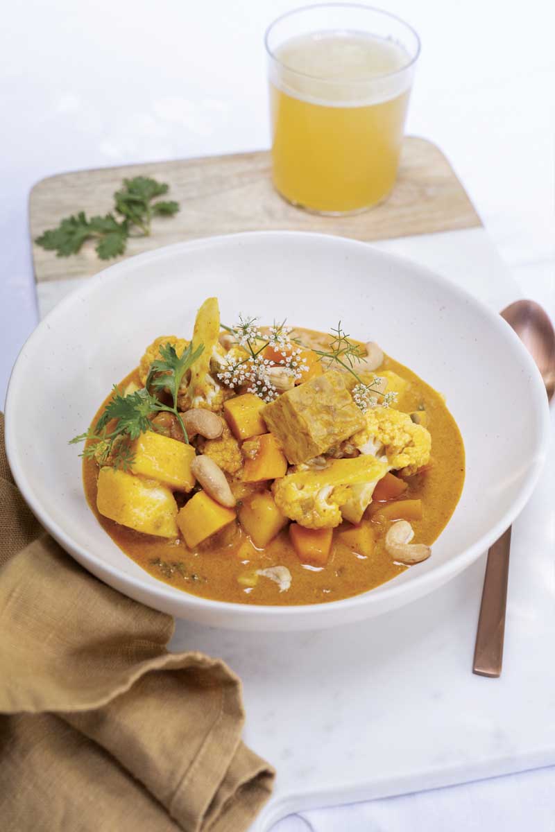 Tempeh and Mango Curry
