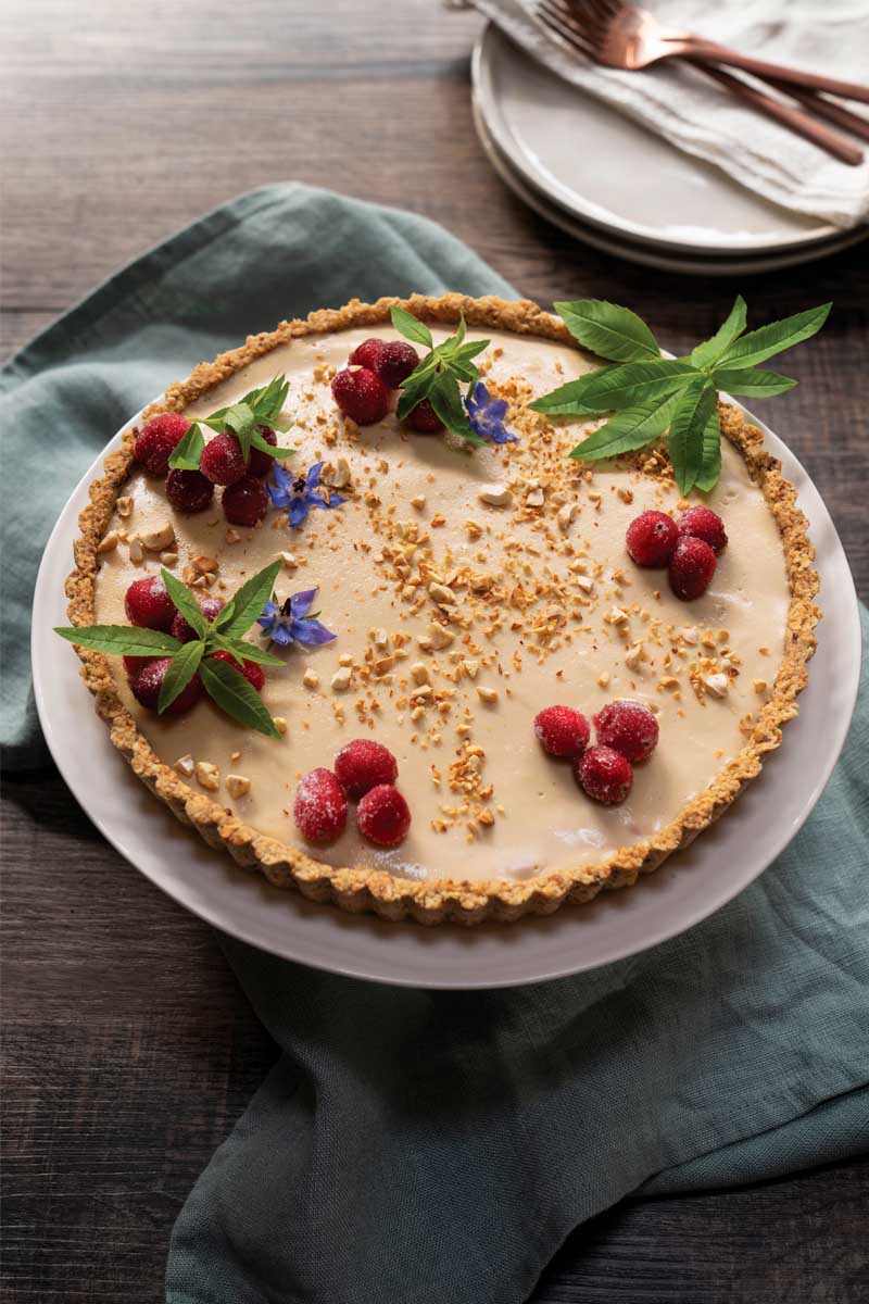 Cranberry Cashew Tart