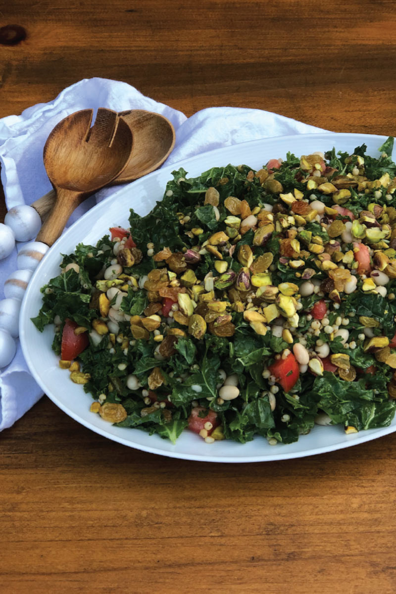 Sorghum Tabbouleh with Kale and Navy Beans