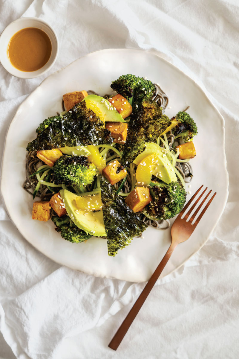 Tahini-Orange Noodle Bowls