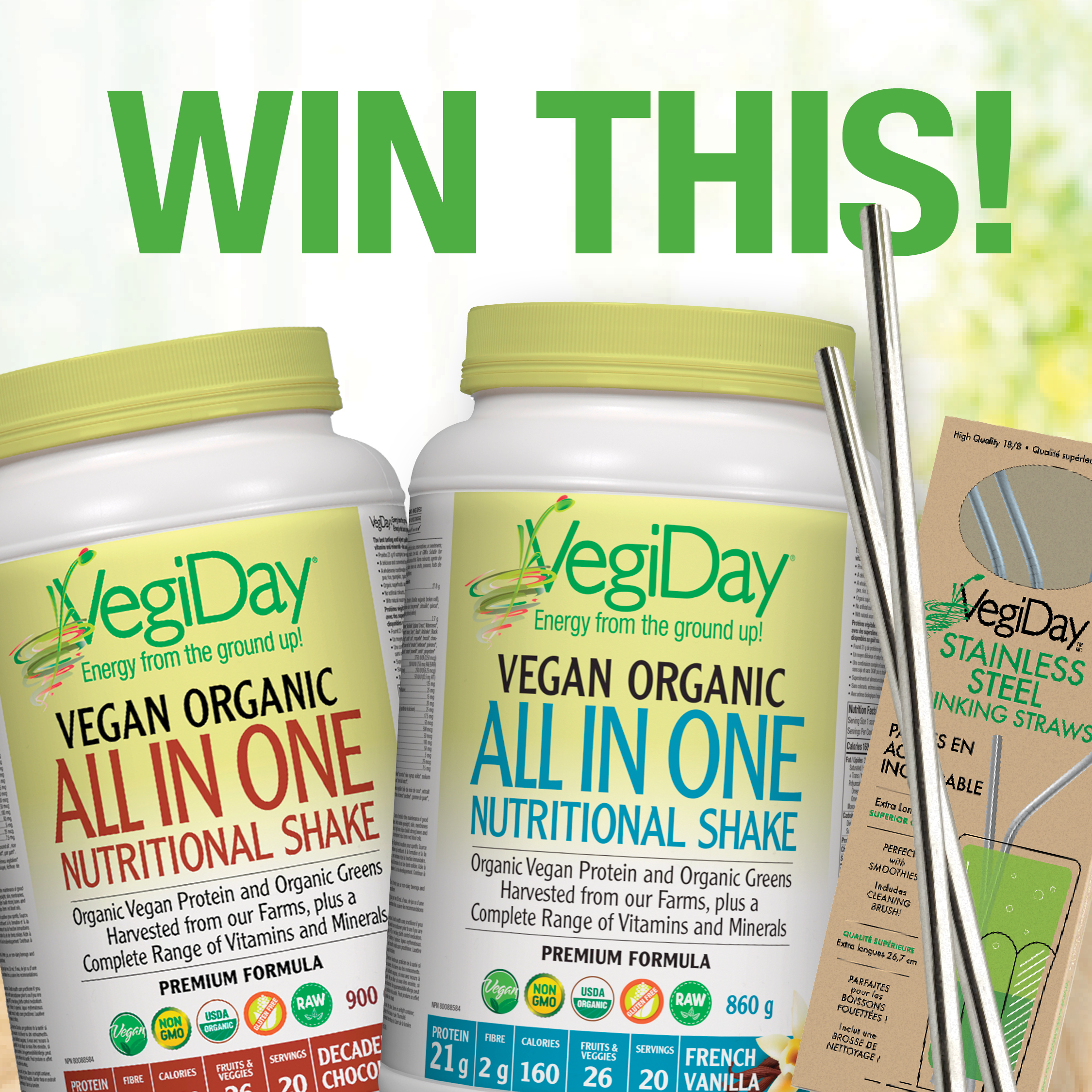 Win a Healthy New Year’s VegiDay Prize Pack!