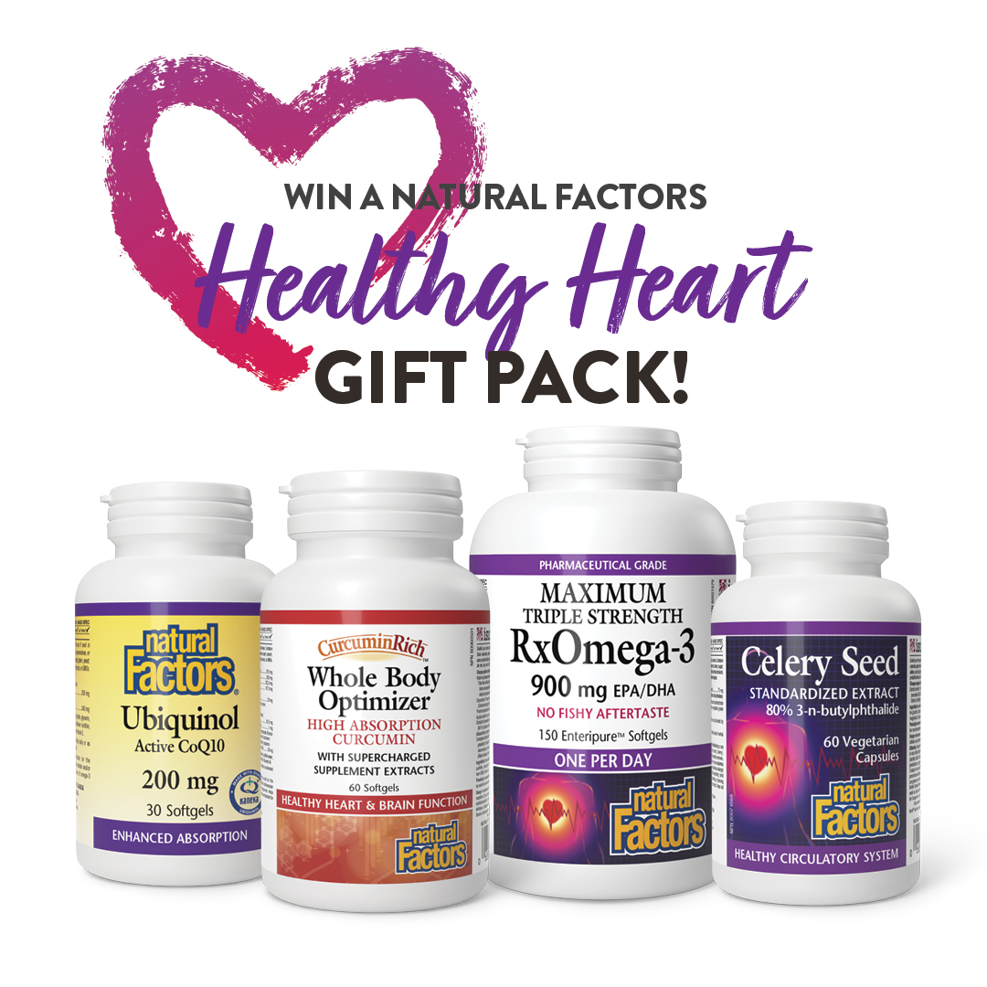 Win a Heart-Healthy Natural Factors Prize Pack!