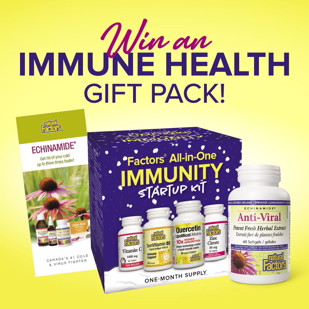 Win a Prize Pack of Natural Factors Favorites!