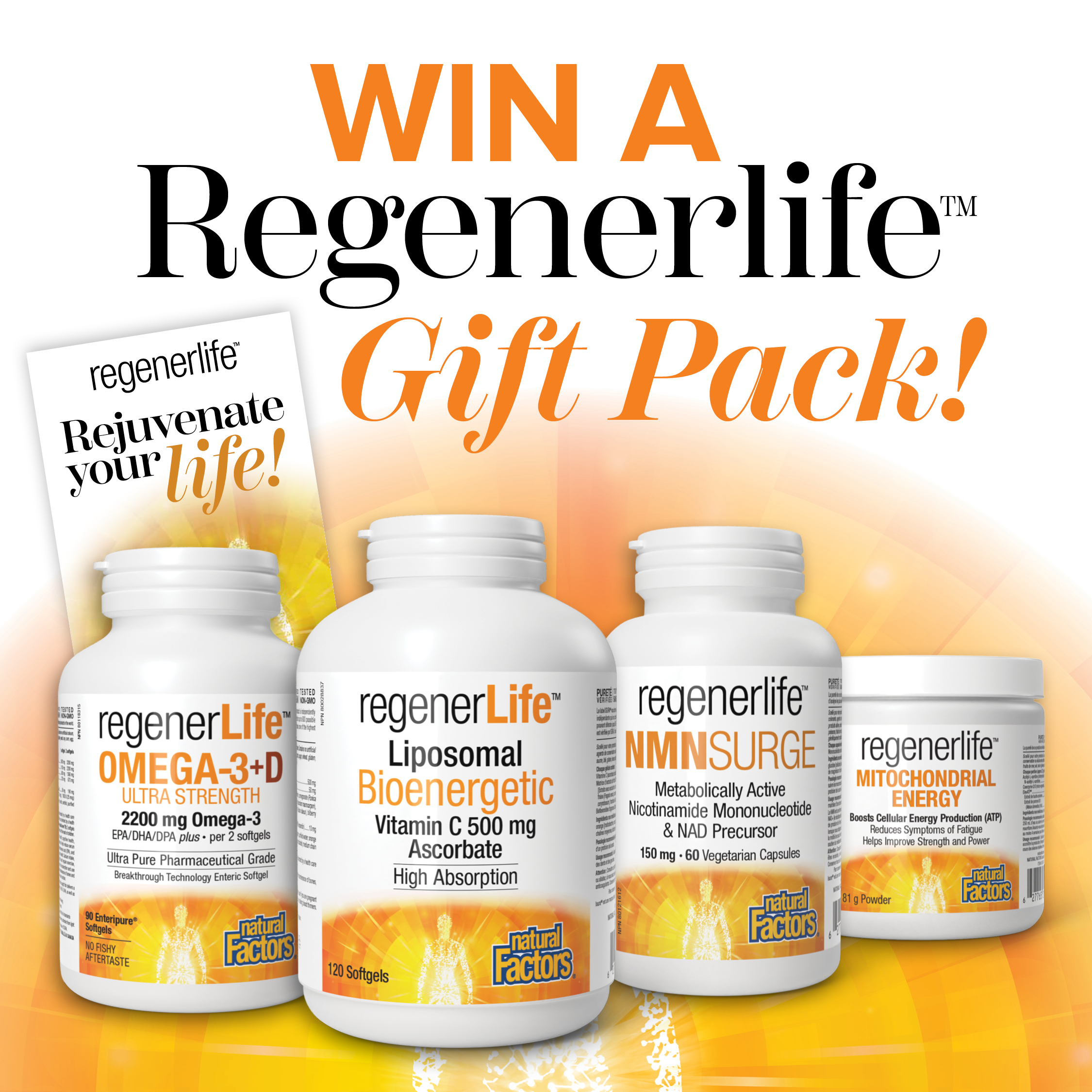 Enter to Win a Healthy Aging Bundle from Natural Factors!
