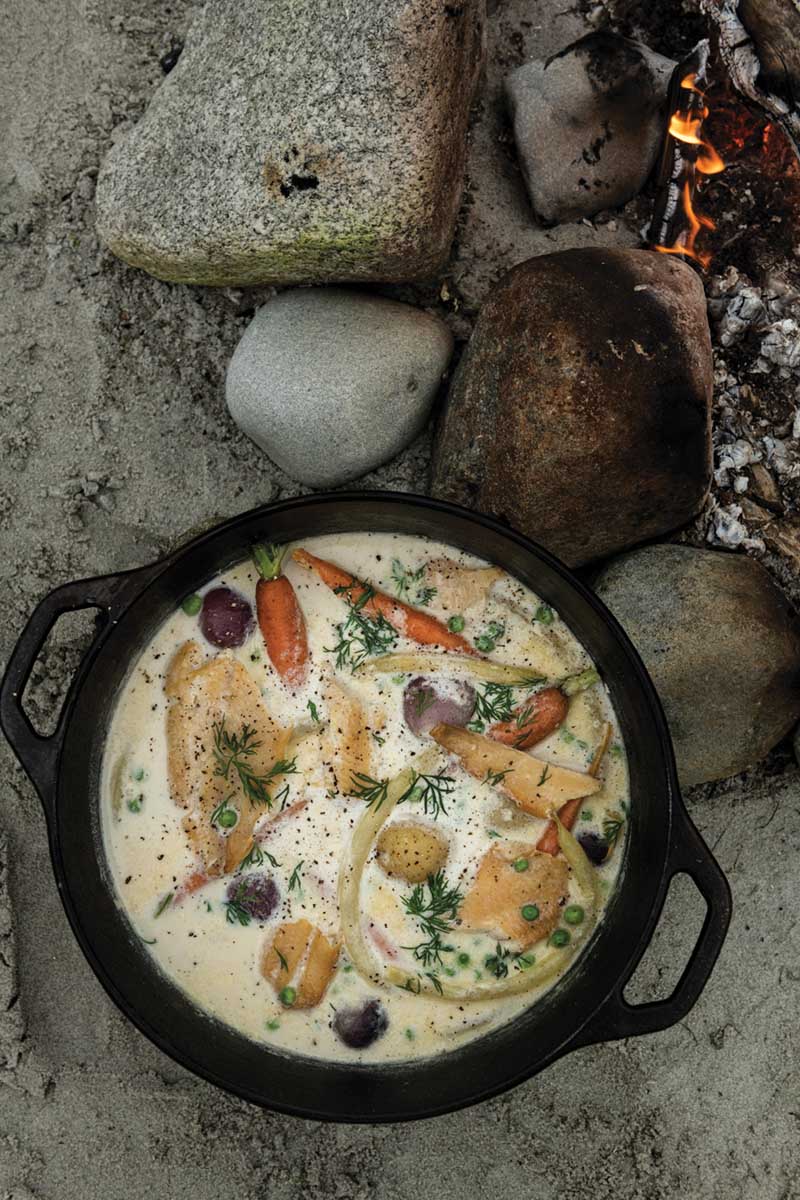 Smoked Trout Hodge Podge