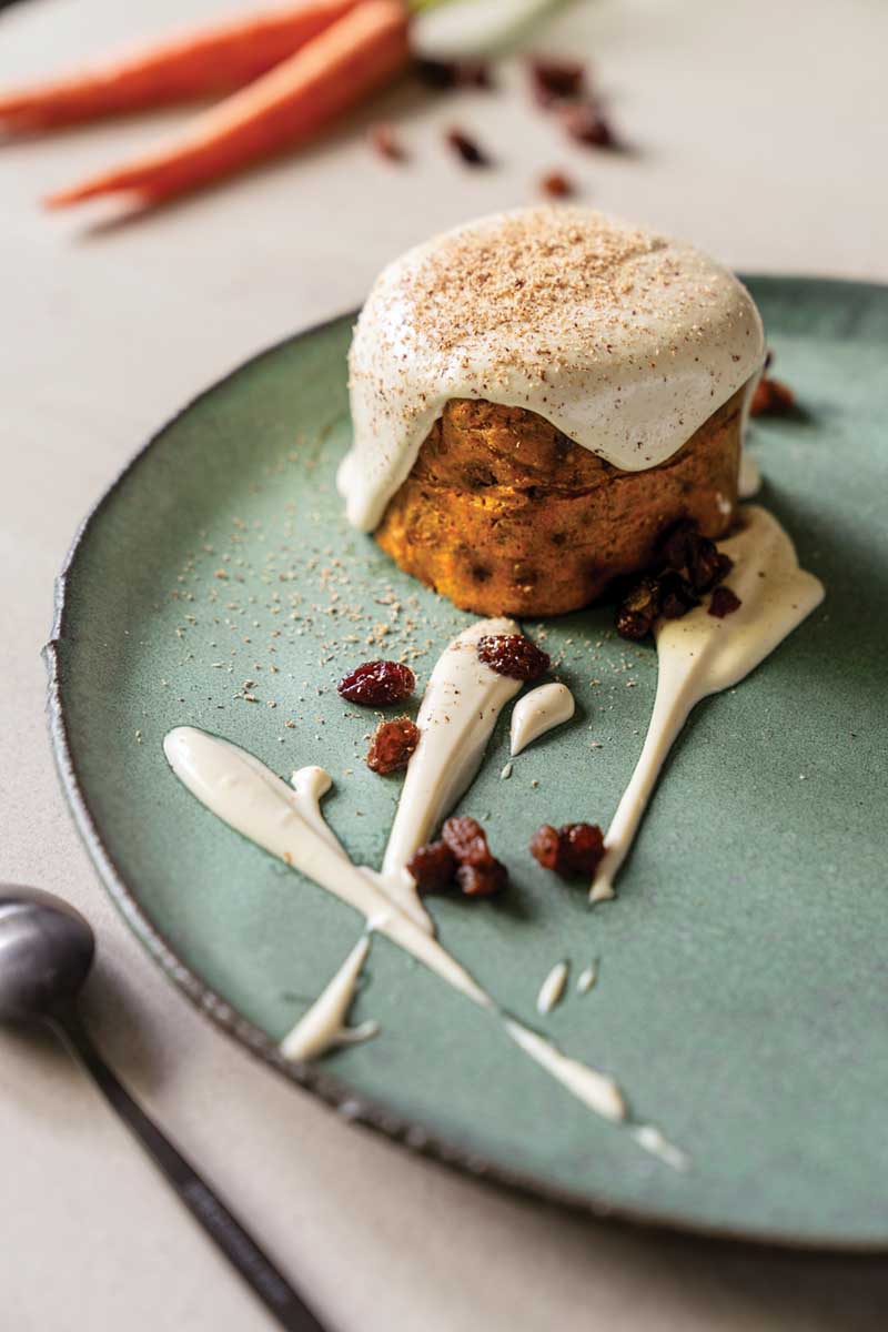 Frosted No-Bake Carrot Cake