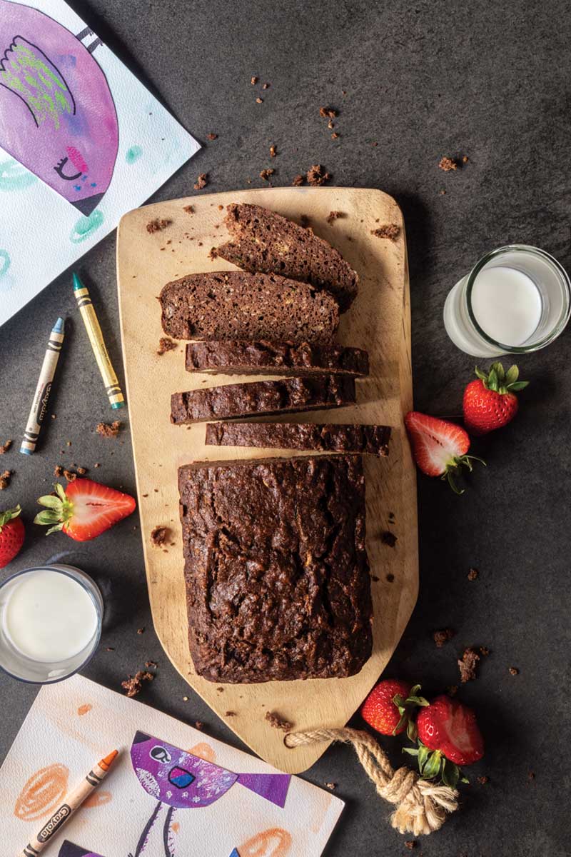 Banana Chocolate Zucchini Bread