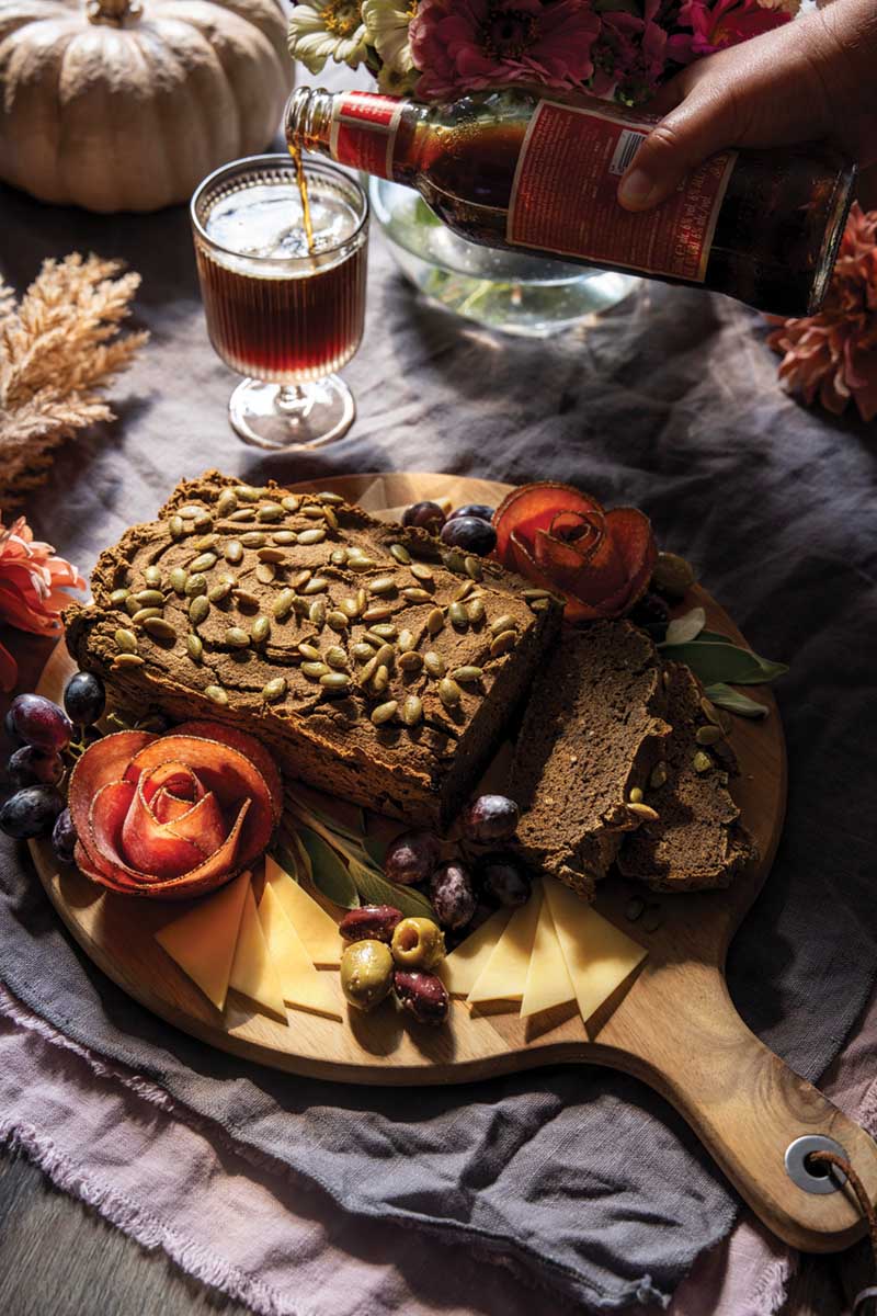 Savoury Pumpkin Buckwheat Beer Bread