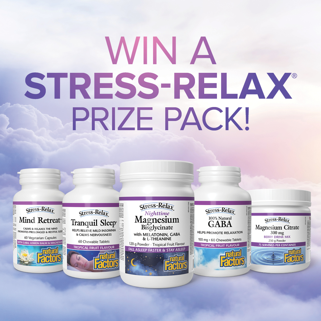 Win a Stress-Busting Natural Factors Prize Pack!