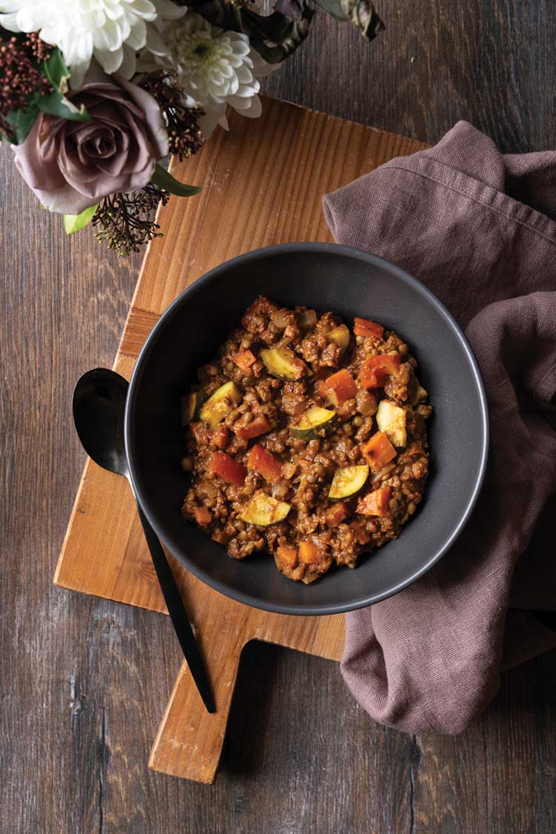 Chunky Pumpkin Lentil Chili