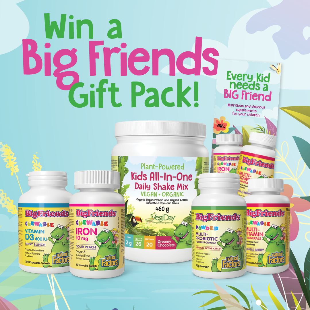 Enter to Win a Back-to-School Prize Pack from Natural Factors!