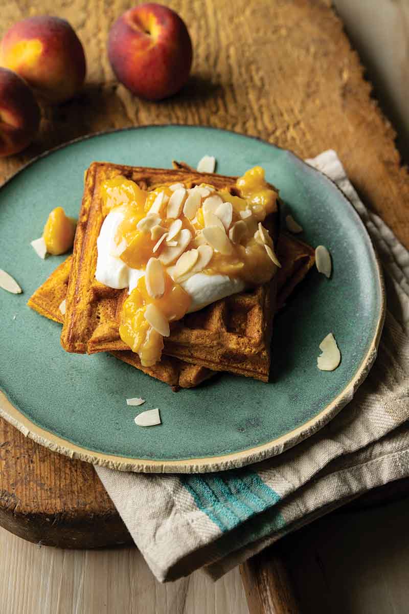 Sweet potato waffles