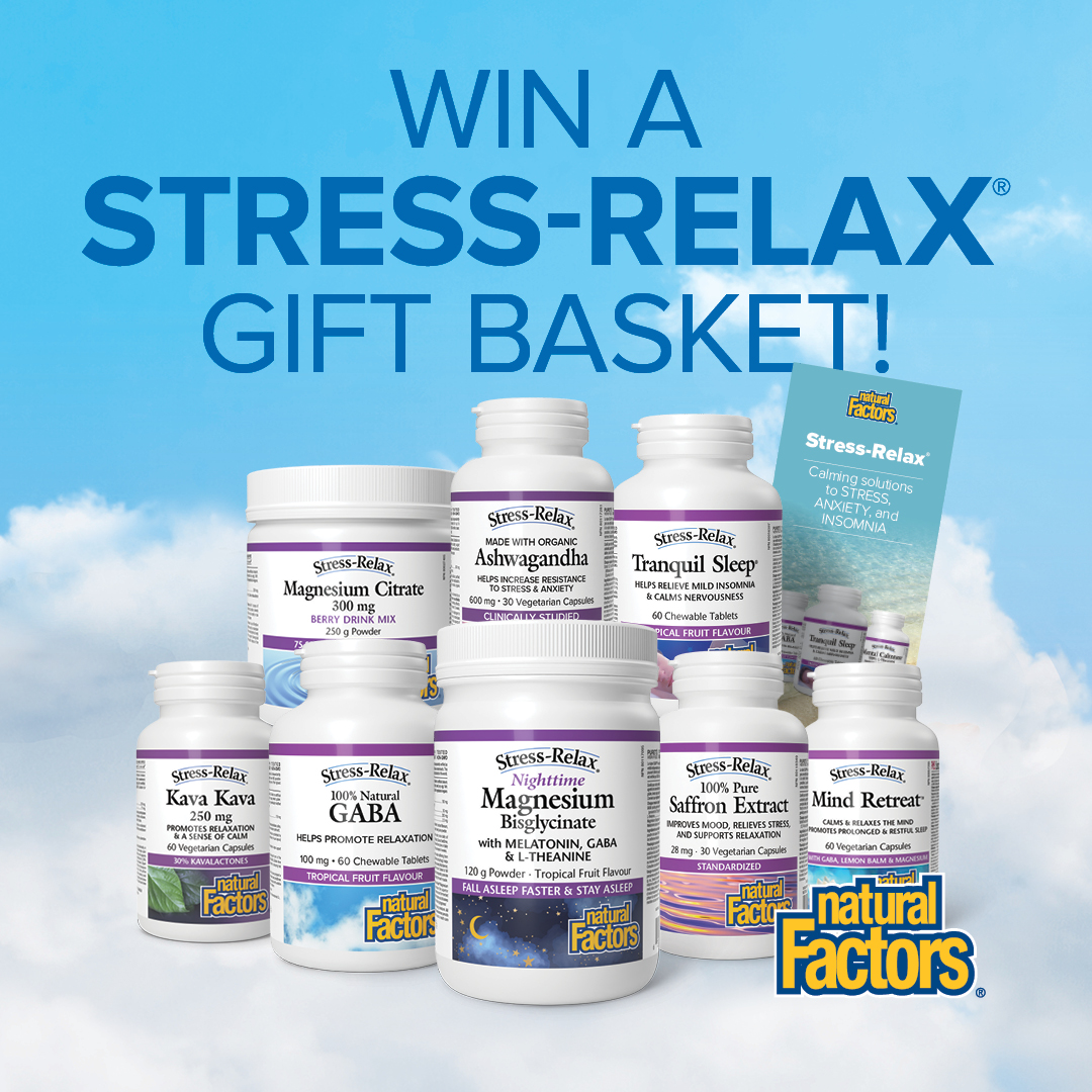 Win a Stress-Relax Gift Basket from Natural Factors!