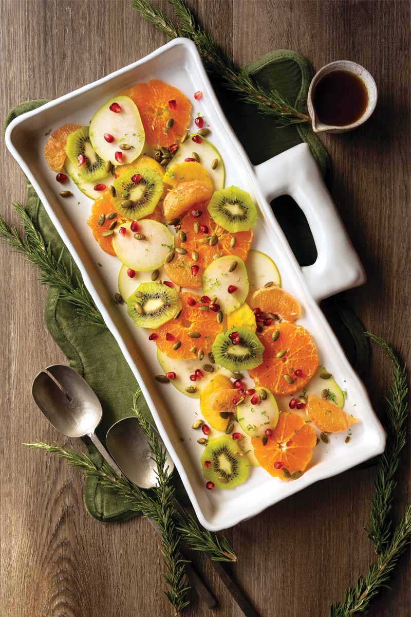 Citrus Salad with Rosemary and Juniper Syrup