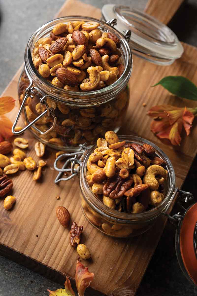 Maple Chili Roasted Mixed Nuts